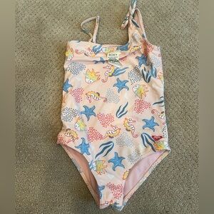 Roxy Pink Swimsuit with Sea Life Design